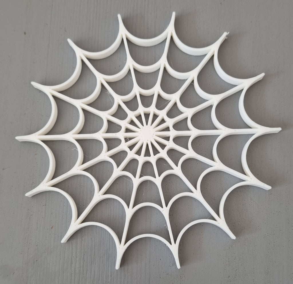 Spider web coasters set of 4