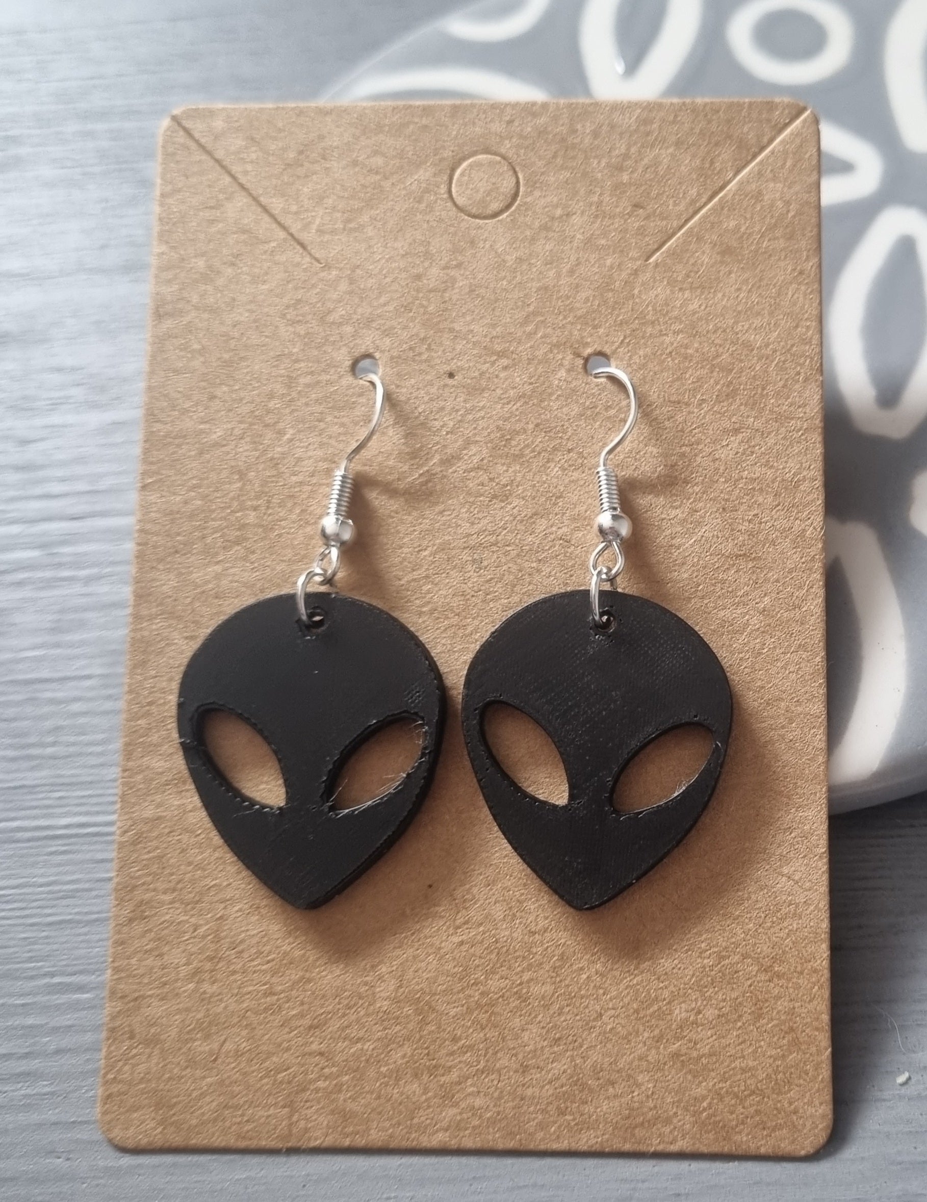 Alien earrings