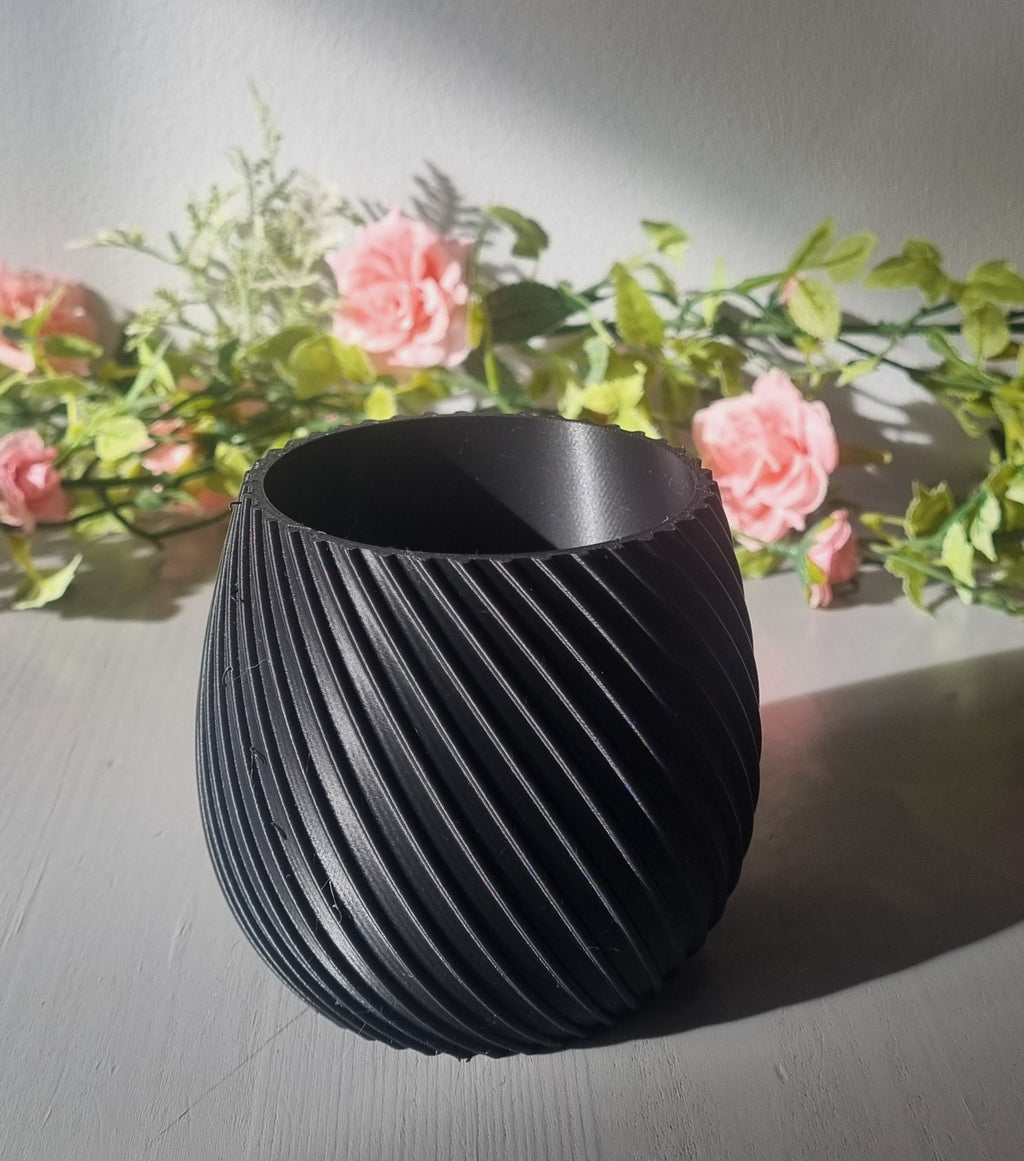 Black floral gift set