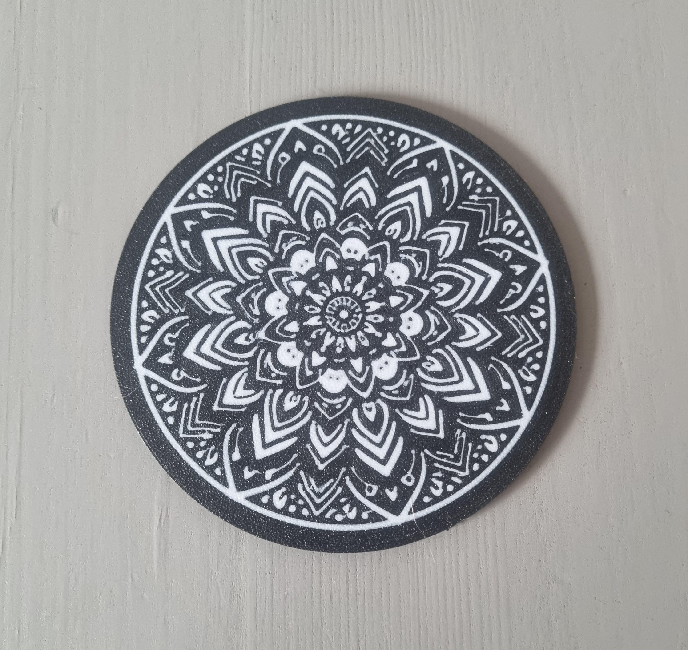 Black floral gift set