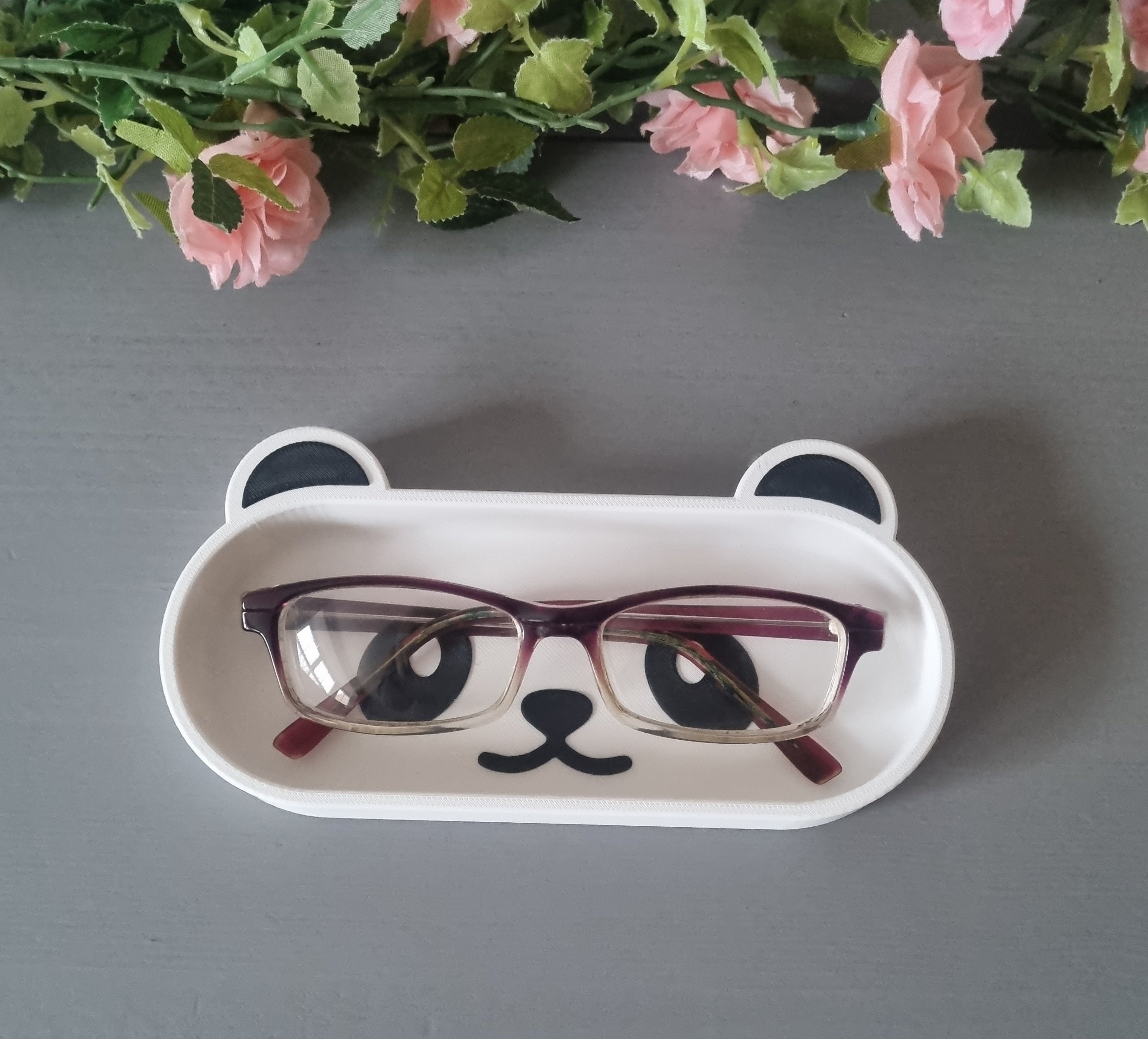 Panda glasses tray