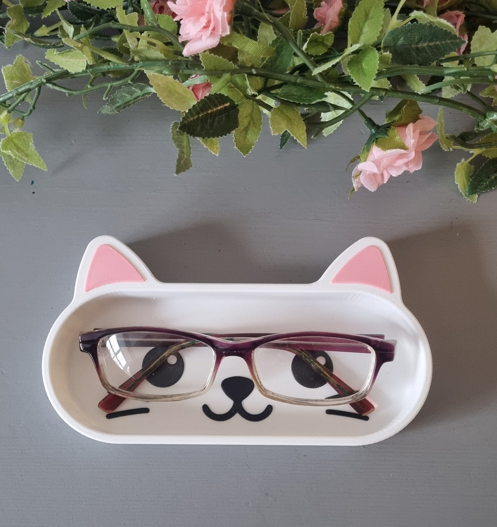 Cat glasses tray
